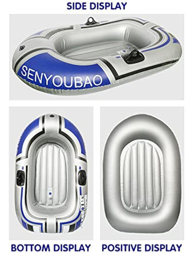 PLKO Inflatable Boat, Swimming Pool and Lake 2