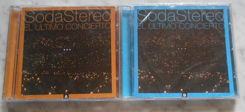 Soda Stereo Lot of 2 CDs Ultimo Concierto A and B (New) 0