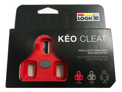 Taco Pedal Speed Look Keo Vermelho 9º Float Original Road Tt 0