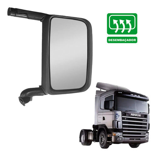 Espelho Retrovisor Completo Scania S4/s5 + Desembaçador Ld 1