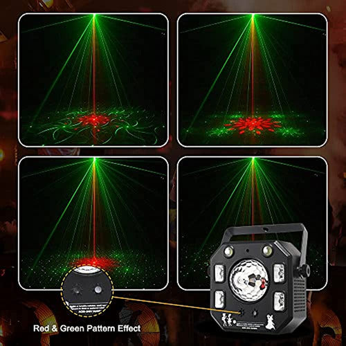 Disco Light Party Light, Eyeshot Led Dj Lights 4 En 1 Con Ma 2