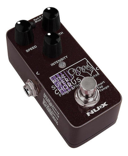 Nux Mini Scf Super Chorus Flanger Y Pedal De Efectos De Tono 2