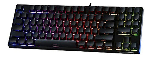 Teamwolf Mechanical Gaming Keyboard, 89 Keys Blue Switch 1