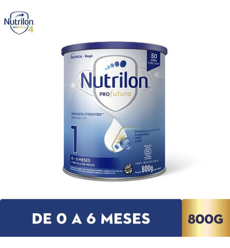 Nutrilon 1 Powdered Baby Formula Can 800g + Refill 1.2kg 1