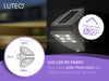 Lutec Luz Led Exterior Con Panel Solar Detector Movimiento P9011 3