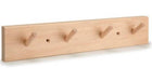 PyG Deco Nordic Style Wood Hanger with 5 Hooks 0