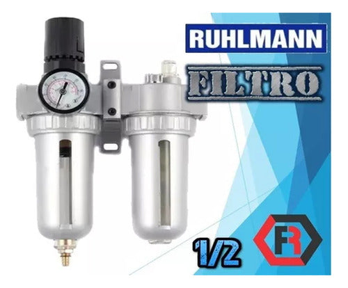 Ruhlmann Air Filter Water Trap Manometer and Lubricator 1