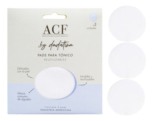 ACF Dadatina Exfoliating Tonic + Reusable Pads Set - Acf Dadatina Tónico Exfoliante + Pads Reutilizables 6C