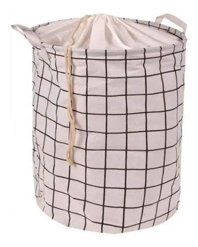 Laundry Basket for Fabric Clothes Organizer Bathroom Hamper 0