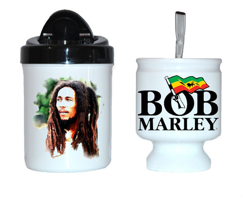 Bob Marley - Combo: Mate + Yerbera 0