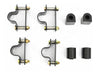 OJS Stabilizer Bar Bushings + Clamps for Falcon Chevy 400 0