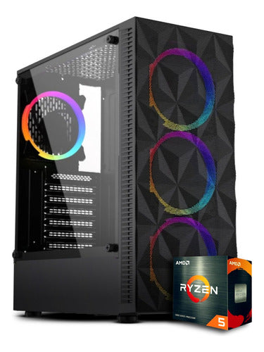 AMD PC Gamer Computer Ryzen 5 16GB RAM Radeon RX 550 4GB 0