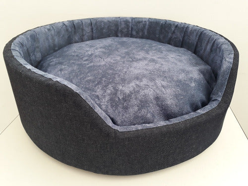 Buenavida para Mascotas Moisés Cuna Cucha Cama Mascota Perro Gato 40cm Jean Color 6