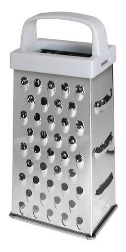 Nouvelle Cuisine 4-Sided Stainless Steel Grater 20cm 1