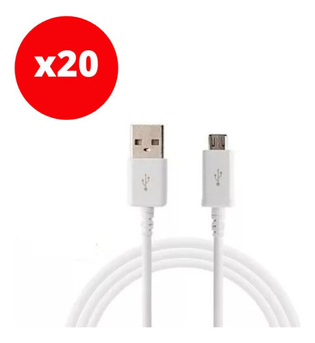 Pack of 20 Kolke 1 Meter Micro USB to USB Cables 1