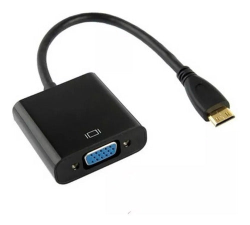 Cable Adaptador Conversor Hdmi A Vga Con Audio Videcom 1