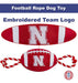 Pet First Ncaa Nebraska Cornhuskers Football Dog Toy, Materi 3