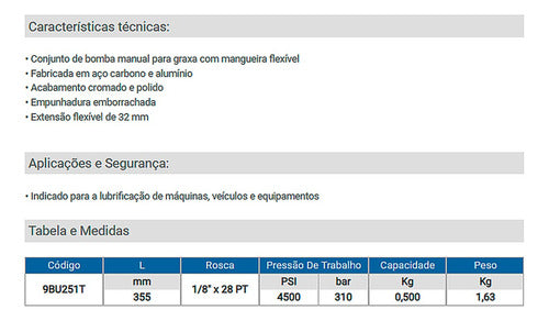 Engraxadeira Manual 500g King Tony 9bu251t 1