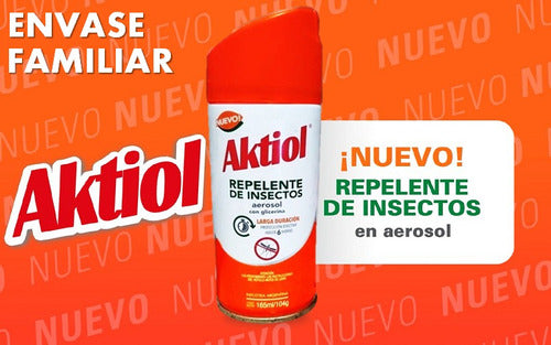 Mosquito Repellent Aktiol Aerosol Spray for Body 165mL 3