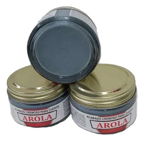 Solbril Crema Para Cuero Arola Pote 60 Cc Color Celeste 0