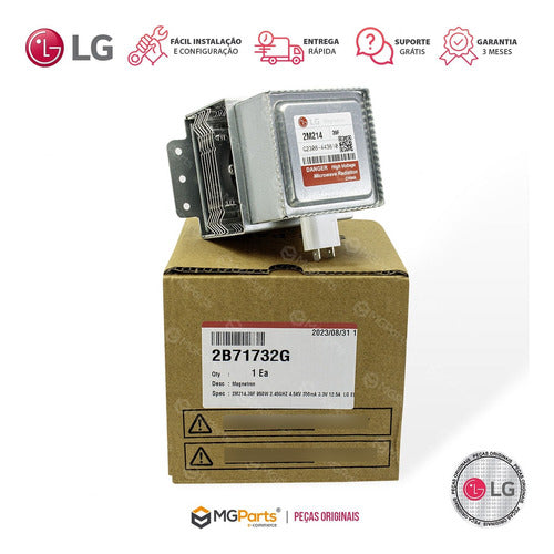 Magnetron Microondas LG Mj3281bp Mj3284bp Mj3881bc 2b71732g 6