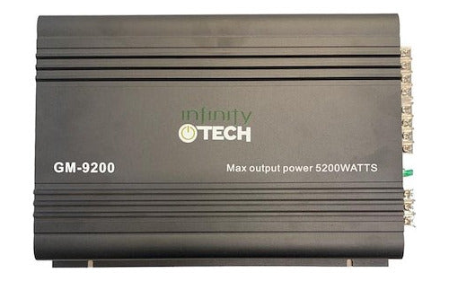 Infinity Tech 4-Channel AB Class Amplifier 220W RMS 1000W 1