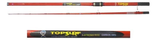 Top Surf 4.20 2-Piece Front Casting Rod 100% Carbon 200 - 300 Grs 1