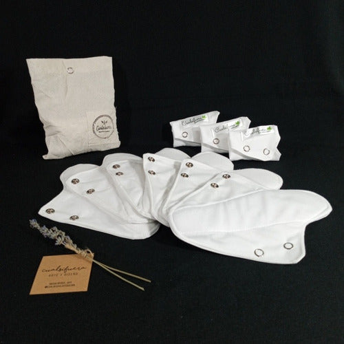 Reusable Menstrual Cloth Pads Pack X5 0