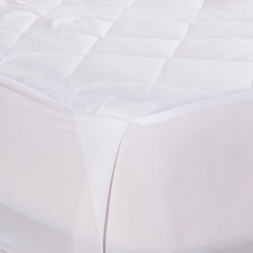 Blanco Paris Cubrecolchon Protector Ajustable King Size (200 X 200 Cm) 1