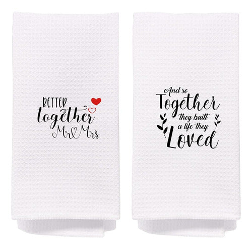 NEGIGA New Wedding Gifts for Couples, Kitchen Towels 0