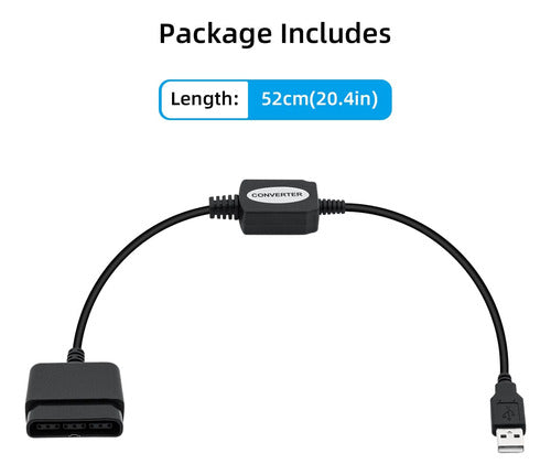 Adaptador Ps2 A Usb Para Pc O Ps3 4