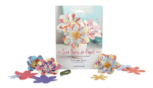 Jugamas Crea Y Diseña Flores De Papel Juego Didactico 0