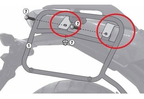 Kit Givi Para El Montaje Del Plx1146 Pl1146 1146kit Bamp 0