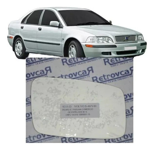 Lente Espelho Retrovisor Volvo S40 V40 0