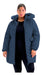 Women's Plus Size Long Jacket Hooded Warm Waterproof 0