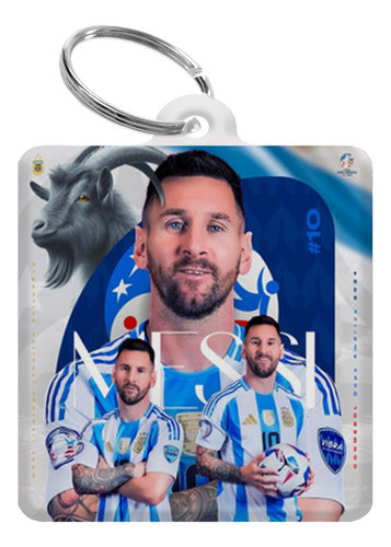 Sublismall Keychains Copa America 2024 | Customizable | Sold in Packs of 40 2