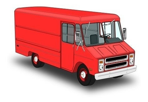 Chevrolet Step Van 1977 - Ilustración - Lámina 45x30 Cm. 1