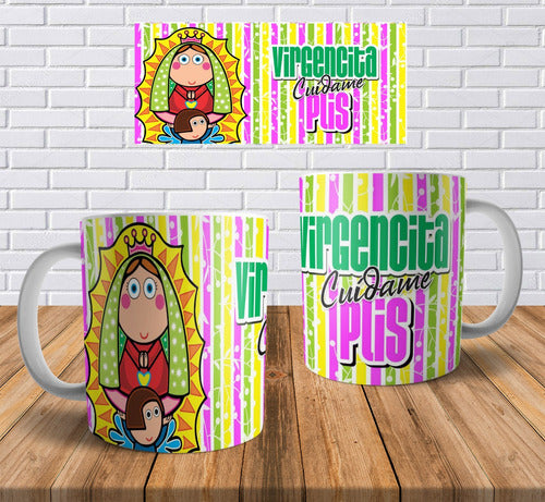 Imprimi Kits Plantillas Sublimar Tazas Virgencitas Porfis Diseños #T145 2