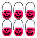 Halloween Caldero X6 Calabaza 6x5 Cm Halloween Caramelera Fucsia - Cc 0