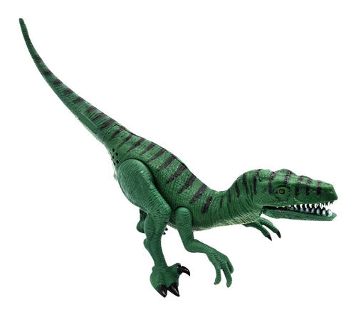 Mighty Megasaur Velociraptor Dinosaur Light and Sound Green 3