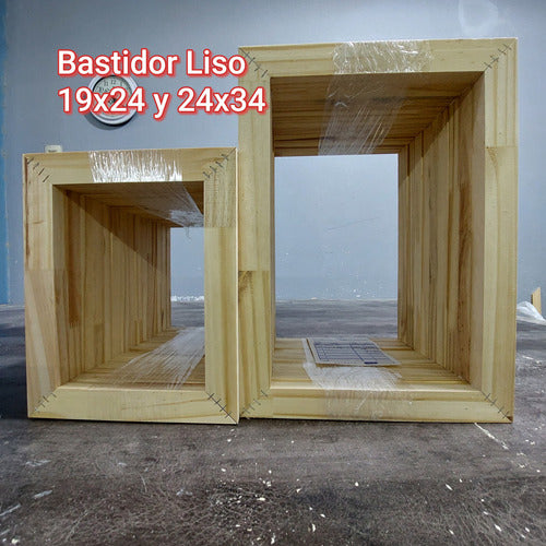 Custom Size Wooden Frames - ELEIA BASTIDORES | Pino Elliotis 1