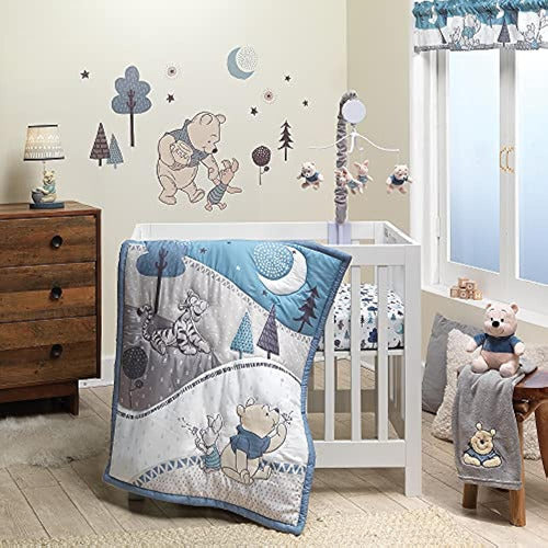 Lambs & Ivy (lamcr) Forever Pooh Juego De Cama Para Cuna Peq 0