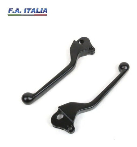 Fa Italia Manijas Freno Y Embrague Vespa Excel- Px2011. Negro. M_clasi 1