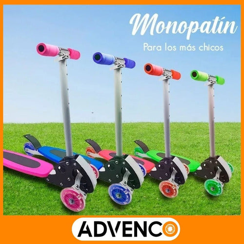 Foldable Reinforced 4-Wheel Scooter for Kids in Various Colors 3