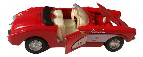 Fabulous Fifties, Convertible Rojo, 1/36 Metal Fricción 0