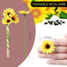 Luinabio 50 Piezas Mini Cabezas De Girasol Artificiales Con 1