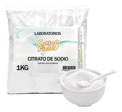 Citrato De Sodio Puro 99% Apto Alimentos X 1kg 0