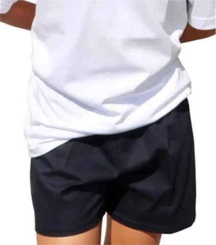 Ely Short Bermuda Gabardina Colegial - Adult Size 1