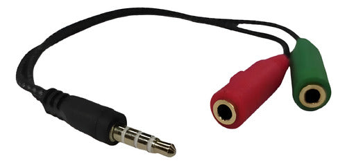 Adaptador Para Auricular Y Mic  Longitud 20cm 1