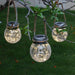 Alitrade Solar Hanging Globe Pendant LED Outdoor Light Set x 2 7